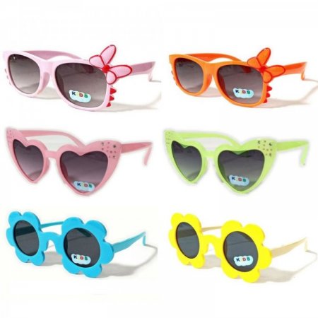 Koala Collection Kids Fashion Girls Sunglasses 3 Style Asst. KF7159/60/61